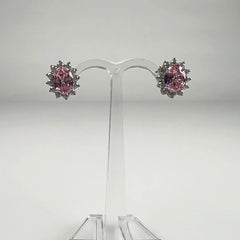 Cercei surub zirconia argint 925 cu prindere fluture - vedere 2