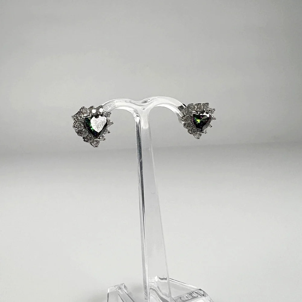 Cercei topaz cu surub si fluture din argint 925 5mm - vedere 1