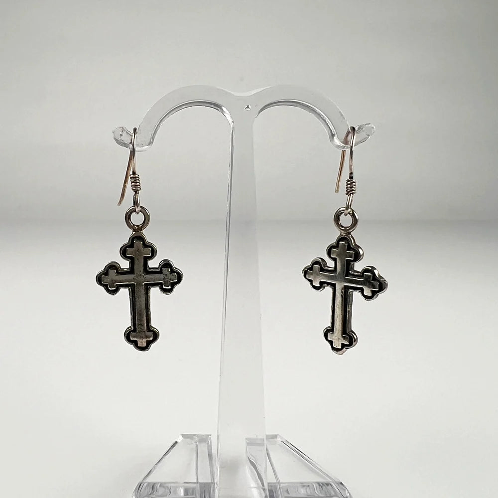 Cercei lungi din argint 925 cu carlig fishhook, 30 mm - vedere 2