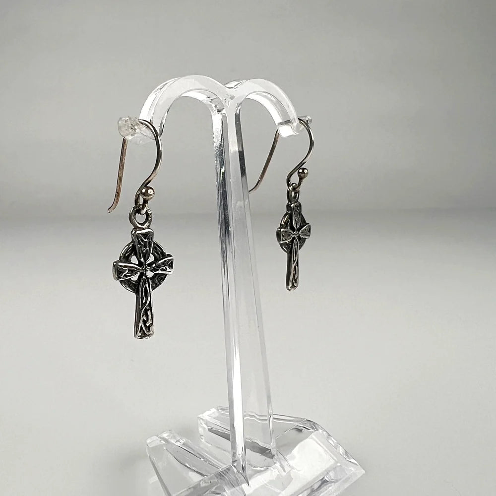 Cercei lungi din argint 925 cu carlig fishhook, 24 mm - vedere 1