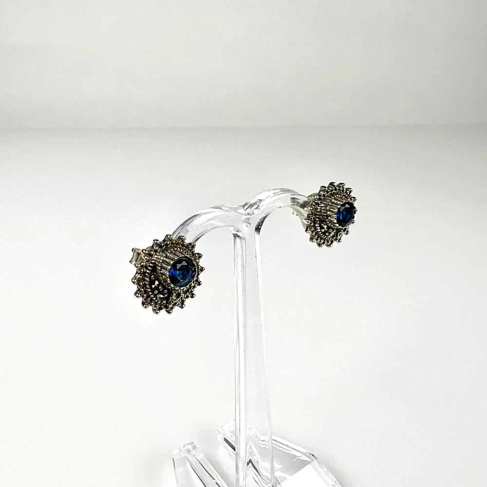 Cercei marcasite cu surub din argint 925, 6mm - vedere 1