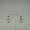 Cercei drop zirconia leverback din argint 925 - 19mm - video prezentare