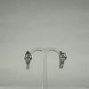 Cercei drop zirconia leverback argint 925 eleganti 15mm - video prezentare