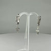Cercei drop zirconia cu prindere leverback din argint 925 - video prezentare