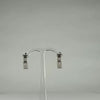 Cercei creole zirconia lever-back argint 925 14mm - video prezentare