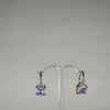 Cercei drop zirconia cu prindere leverback din argint 925 - video prezentare