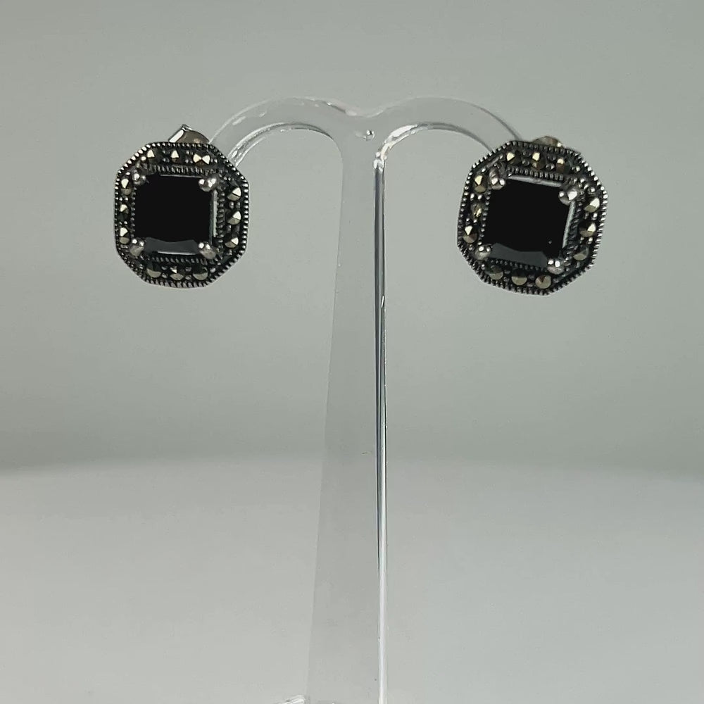 Cercei surub zirconia cu fluture din argint 925 10mm - video prezentare