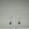 Cercei drop zirconia cu prindere leverback din argint 925 - video prezentare