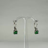 Cercei drop zirconia cu prindere leverback din argint 925 - video prezentare