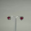 Cercei surub zirconia fluture argint 925 5mm - video prezentare