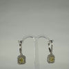 Cercei drop zirconia leverback argint 925 eleganti 25mm - video prezentare