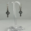 Cercei lungi din argint 925 cu carlig fishhook, 24 mm - video prezentare