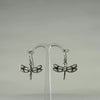 Cercei drop opal din argint 925 cu carlig fishhook 20mm - video prezentare