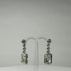 Cercei lungi zirconia cu fluture argint 925 - 24mm - video prezentare