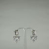 Cercei drop zirconia cu prindere fluture din argint 925 - video prezentare
