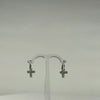 Cercei drop zirconia leverback din argint 925 10mm - video prezentare