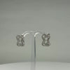 Cercei drop zirconia cu prindere leverback din argint 925 - video prezentare
