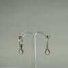 Cercei drop zirconia leverback din argint 925 - 20 mm - video prezentare