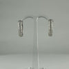 Cercei creole argint 925 cu zirconia si prindere leverback - video prezentare