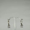 Cercei drop zirconia cu prindere leverback din argint 925 - video prezentare