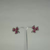 Cercei surub zirconia fluture din argint 925 10mm - video prezentare