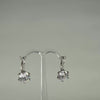 Cercei drop zirconia cu prindere leverback din argint 925 - video prezentare
