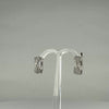 Cercei creole zirconia leverback argint 925, 15mm - video prezentare