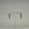 Cercei creole zirconia leverback argint 925 14mm - video prezentare