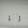 Cercei drop zirconia cu leverback din argint 925 17mm - video prezentare
