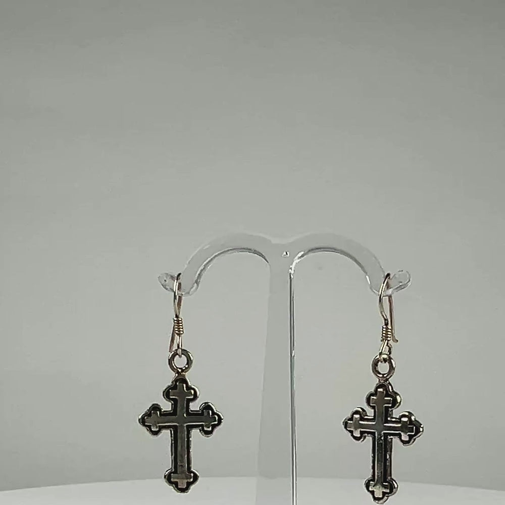 Cercei lungi din argint 925 cu carlig fishhook, 30 mm - video prezentare