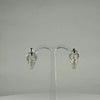 Cercei creole zirconia lever-back din argint 925 - video prezentare