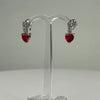 Cercei surub zirconia fluture argint 925 - 10mm - video prezentare