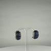 Cercei stud zirconia cu prindere omega din argint 925 - video prezentare