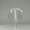 Cercei drop zirconia cu surub argint 925 - 22mm - video prezentare
