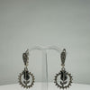 Cercei lungi marcasite leverback din argint 925 - 33mm - video prezentare