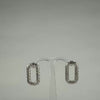 Cercei drop din argint 925 cu prindere fluture, 15 mm - video prezentare