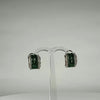 Cercei stud zirconia cu sistem omega din argint 925 - video prezentare