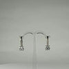 Cercei drop zirconia leverback din argint 925 - 16 mm - video prezentare